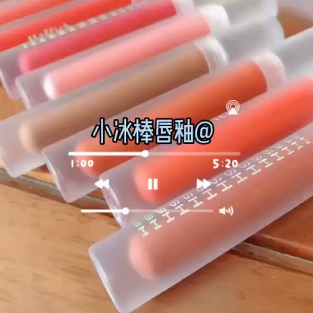 ถูก-แท้-พร้อมส่ง-ลิปกลอสเนื้อเวลเวท-lip-gloss-velvet-long-lasting