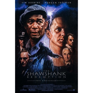 โปสเตอร์หนัง The Shawshank Redemption ชอว์แชงค์ Movie Poster โปสเตอร์ขนาดใหญ่ ภาพติดผนัง ตกแต่งห้อง ตกแต่งบ้าน