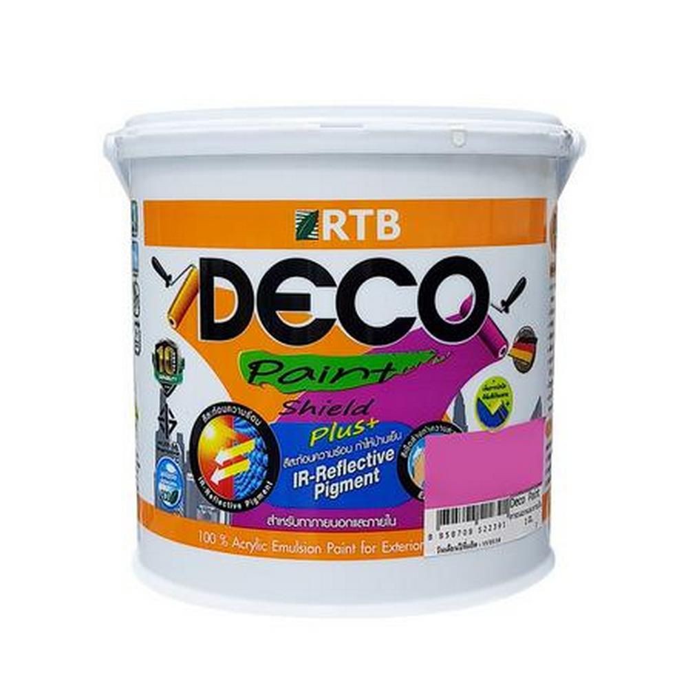 สีน้ำทาภายนอก-rtb-deco-shield-plus-base-d-ด้าน-1-แกลลอน-สีนํ้ามาตรฐานคุณภาพจาก-rtb-โดย-deco-paint-เป็นสีทาภายนอก-และภาย