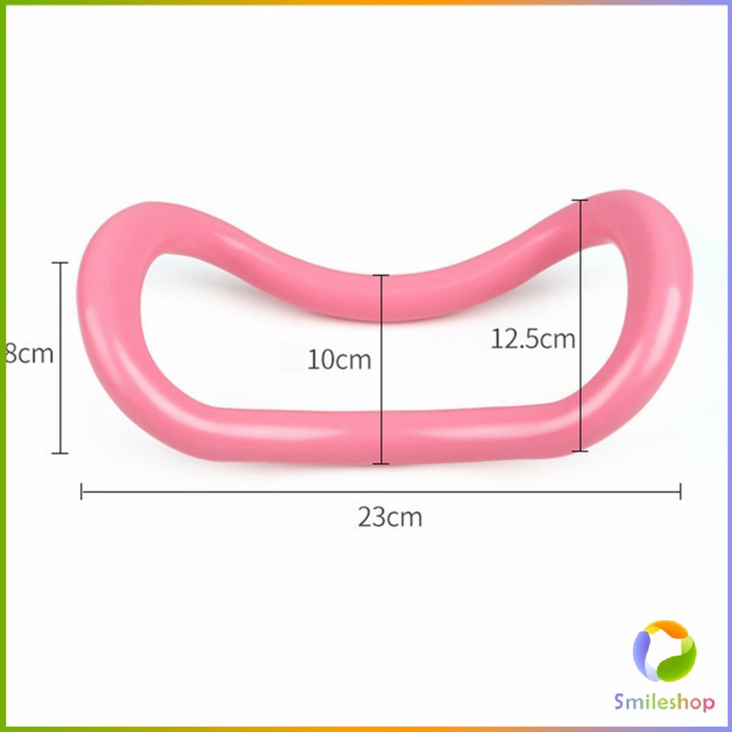 smileshop-แหวนโยคะ-อุปกรณ์ช่วยลดน้ำหนัก-ร่างกาย-อุปกรณ์ฟิตเนส-ยืดหยุ่นได้ดีมากห่วงโยคะ-yoga-pilates-ring