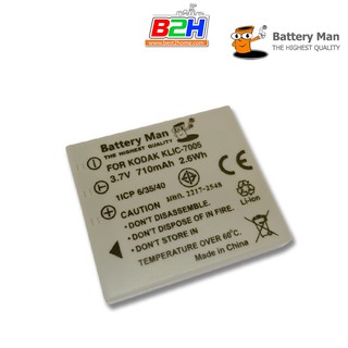 Battery Man แบตเตอรี่ กล้อง Kodak KLIC-7005 รับประกัน 1ปี