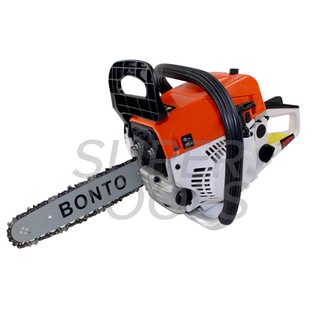 BONTO เลื่อยยนต์ เลื่อยโซ่ยนต์ บาร์ 11.5 กำลัง 2.0kw/ 7500rpm BON-34CC เลื่อย เลื่อยไฟฟ้าแถมโซ่1แส้น