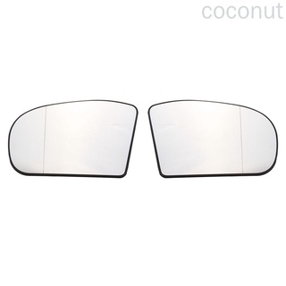 เลนส์กระจกมองหลังด้านซ้าย 1 คู่สําหรับ Mercedes Benz W203 W211 2038100121 2038101021 Coconut.Th