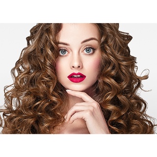 โปสเตอร์ภาพทรงผมผู้หญิง ทรงผม Beautiful Curly Hairstyle  ขนาด A3 (แนวนอน 200g.)  P-2140