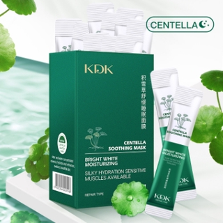 สินค้าพร้อมส่งในไทยไม่ต้องรอนานร้านส่งของทุกวัน KDK centella asimatica มาส์กบํารุงผิวหน้าให้ความชุ่มชื้นลดสิว  รายละเอีย