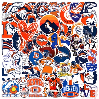 50 ชิ้น / ชุด ☆ สติกเกอร์ Denver Broncos - NFL Team Series สําหรับติดตกแต่ง 10 ชิ้น ☆ สติกเกอร์ Doodle แฟชั่น กันน้ํา DIY