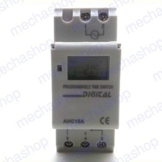เครื่องตั้งเวลา ดิจิตอลตั้งเวลา ทามเมอร์ดิจิตอล timer 15A 12V DC ตัวตั้งเวลา รายวัน รายสัปดาห์  Digital timer