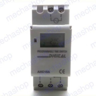 เครื่องตั้งเวลา ดิจิตอลตั้งเวลา ทามเมอร์ดิจิตอล timer 15A 12V DC ตัวตั้งเวลา รายวัน รายสัปดาห์  Digital timer