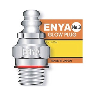 หัวเทียน ENYA Glow Plug #3 (ราคาต่อ1ชิ้น) อุปกรณ์เครื่องบินน้ำมัน RC