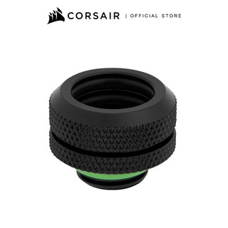 CORSAIR Cooler Hydro X Series XF Rigid 14mm OD Fitting Four Pack — Black