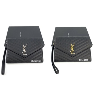 ของแท้ 100% ราคาถูก New YSL clutch envelope