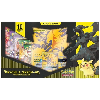 Pokemon Tcg Pikachu &amp; Zecro Gx Premium Collection