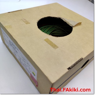 KIV(AY)LF 2.0SQ(37/0.26) Green/Yellow TAIYO Cable ,สายไฟญี่ปุ่น สเปค 1 pack = 1.375kg ,TAIYO