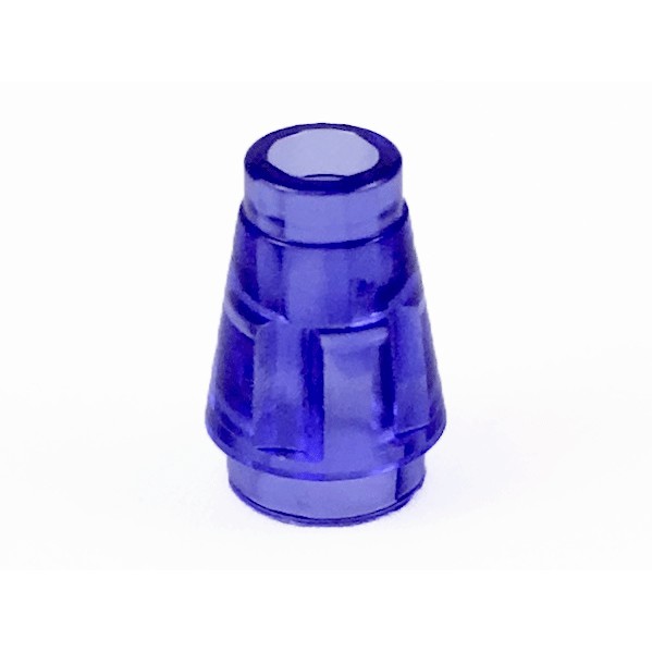 lego-part-ชิ้นส่วนเลโก้-no-4589b-28701-59900-64288-cone-1-x-1-with-top-groove-trans-color