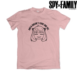 เสื้อยืดโอเวอร์ไซส์Anya Forger Doesnt Care Smile Anime Spy X Family 1137S-3XL