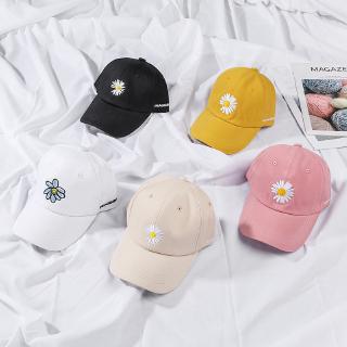 หมวกหมวกเบสบอลดวงอาทิตย์ใหม่ Daisies ผู้ชายเกาหลีและผู้หญิงแฟชั่นฤดูร้อนดวงอาทิตย์หมวกโรงงานราคาขายส่ง