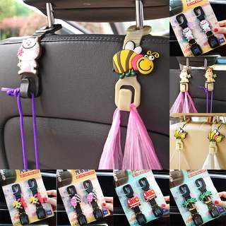 ภาพหน้าปกสินค้าUniversal Car Seat Terug Cartoon Haak Hangers Organizer Hoofdsteun Mount Opslag Interieur Accessries ที่เกี่ยวข้อง