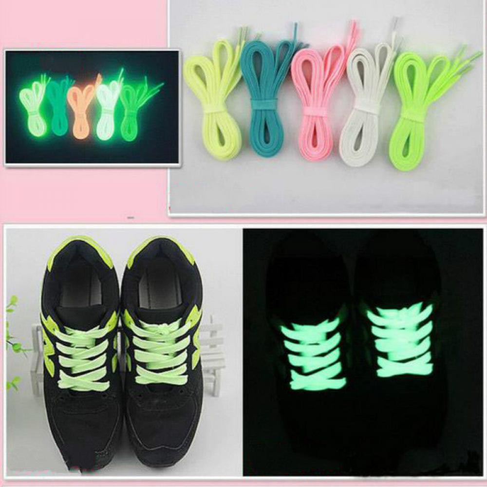 ภาพหน้าปกสินค้าเชือกผูกรองเท้าเรืองแสงในที่มืด unisex 32 นิ้ว 1 คู่ จากร้าน xizun.th บน Shopee