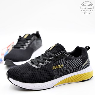 BAOJI ของแท้ 100% รองเท้าวิ่ง รองเท้าผ้าใบหญิง รุ่น BJW507 สีดำ ไซส์ 41-45