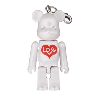 (ของแท้) BE@RBRICK 70% Happy BE@RBRICK BIANCO Love Heart by Alexander Girard (Bearbrick)