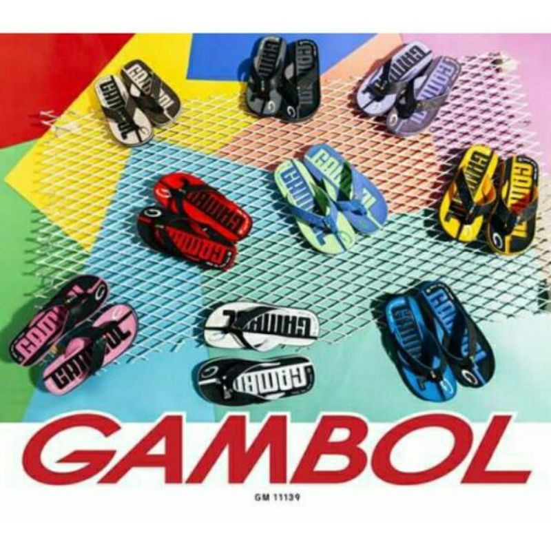 ภาพหน้าปกสินค้ารองเท้าแตะ​ GAMBOL แกมโบล รุ่น GM11139 ​ของแท้ % ไซส์​ : 38 - 44​ จากร้าน piggychickenshoes บน Shopee