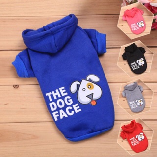 สินค้า เสื้อผ้าสุนัข เสื้อผ้าแมว ชุดสุนัข เสื้อกันหนาวสุนัข (The Dog Face)-ขายดี