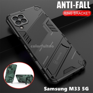 เคสโทรศัพท์มือถือแบบแข็ง กันกระแทก พร้อมที่ตั้งวาง แฟชั่น สําหรับ Samsung Galaxy M13 M33 M31 M12 A12 M52 M53 5G M33 M32
