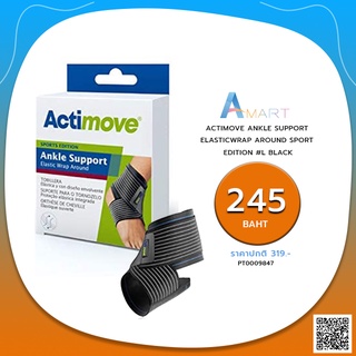 ACTIMOVE ANKLE SUPPORT ELASTIC WRAP AROUND SPORT EDITION  BLACK