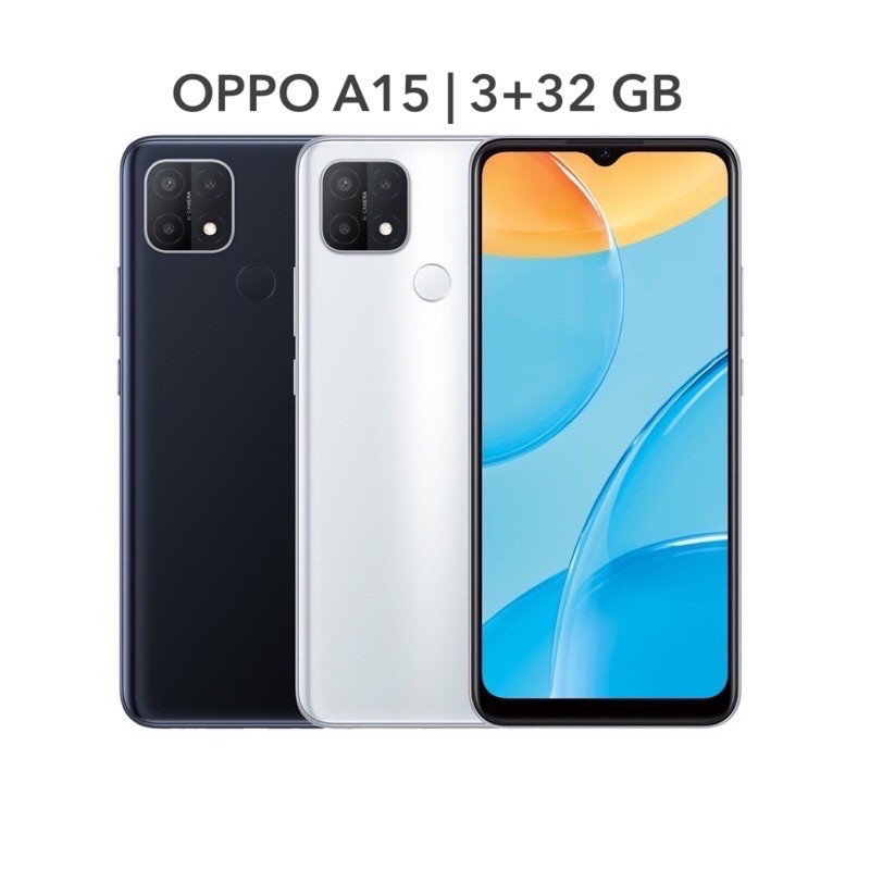Oppo A15 ( Ram 3 / Rom 32 ) เครื่องแท้ ประกันศูนย์ 1 ปี Shopee Thailand