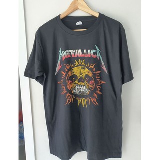 เสื้อวง Metallica T-shirt เสื้อยืด