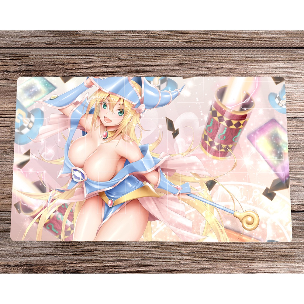 playmat-dark-magician-girl-tcg-ccg-trading-card-game-mat-ocg-duel-board-แผ่นรองเมาส์-และกระเป๋า-ลายการ์ตูนอนิเมะ-ขนาด-60x35-ซม