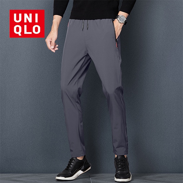 uniqlo-กางเกงกีฬา-มีซิป-ระบายอากาศ-แห้งเร็ว-ทรงหลวม-ขนาดใหญ่-สําหรับผู้ชาย-2022