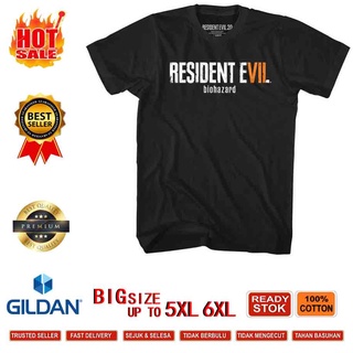 Chonghaijia Xs-6Xl เสื้อยืดผ้าฝ้ายพิมพ์ลายโลโก้ซอมบี้ Resident Evil Vii 7 Biohazard สําหรับผู้ชาย