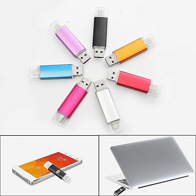 【มีสินค้า】2 In 1 32GB FLASH DRIVE Memory Stick For OTG Smart Phone ...