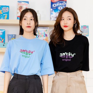 【NEW】AMITY - Amityoriginal new in!! มี 3 สี มาใหม่เสื้อยืด เสื้อโอเวอร์ไซส์ เสื้อยืดแขนสั้น