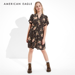 American Eagle Notebook Mini Dress ชุดเดรส ผู้หญิง มินิ (EWDR 039-6502-001)