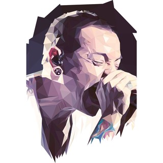 โปสเตอร์ Linkin Park เชสเตอร์ Chester Bennington โปสเตอร์ รูปภาพ ตกแต่งผนัง Poster Music โปสเตอร์วินเทจ โปสเตอร์วงดนตรี