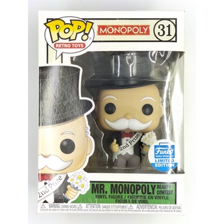 Funko Pop Board Game Monopoly - Mr. Monopoly Beauty Contest #31 (กล่องมีตำหนินิดหน่อย)