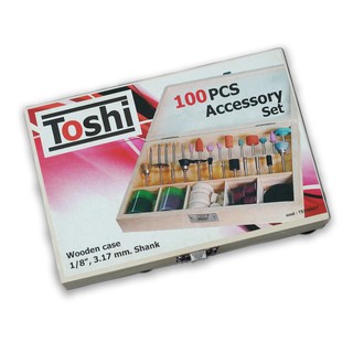 Toshi ชุดดอกเจียร์  ตัด ขัด 100 ชิ้น สำหรับ เครืองเจียร์สายอ่อน