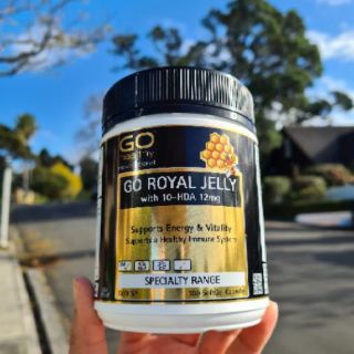 พร้อมส่ง❗นมผึ้งล็อตใหม่ล่าสุด 2025 ไม่ค้างสต็อก นิวซีแลนด์ 🇳🇿 Go Healthy Royal Jelly