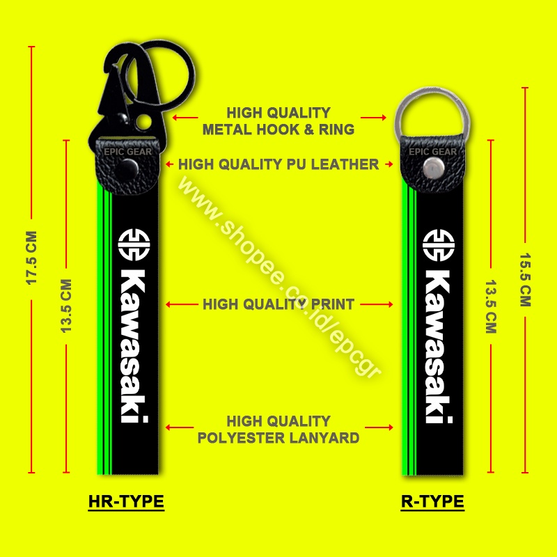 kawasaki-gantungan-พวงกุญแจ-คาวาซากิ-โลโก้-คุณภาพสูง-สําหรับรถจักรยานยนต์-ninja-zx-z-z250-zx250r-sl-mono-ss-klx-d-125-150-250-r-fi-250fi-n250fi-l-s-se-sl-bf-w175w-175-ksr-pro-250sl-zx6-zx6r-zx10r