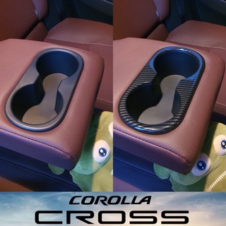 ครอบที่วางแขนหลัง Corolla CROSS ลายคาร์บอน carbon