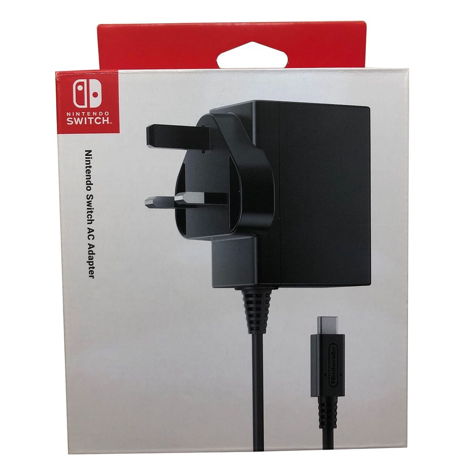 Nintendo Switch Official AC Adapter Travel Charger ( UK Plug ...