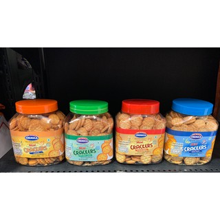 🔥 ทุกรส ครีมมิก้า มินิ แครกเกอร์ ขนาด 227 กรัม บิสกิต ขนมปังกรอบ หลายรสชาติ Cremica Mini Crackers