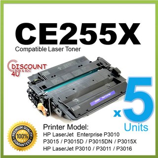 Discount4U ตลับหมึกเลเซอร์ Toner HP CE255X / CE255 / 255X / CE255 / 255 / 55X/55 For HP P3010/P3015/P3015d/P3015dn/P3015