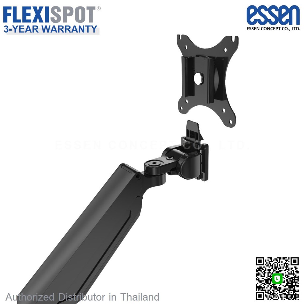 ภาพหน้าปกสินค้าFlexiSpot Single Monitor Arm (MA8 Black) จากร้าน essenconcept บน Shopee
