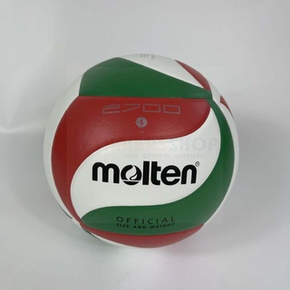 สินค้า [ของแท้ 100%] ลูกวอลเล่ย์ Molten V5M2700 ของแท้ 100% ลูกวอลเลย์บอล size 5 หนัง PVC กันน้ำ วอลเลย์บอล เหมาะกับสนามกันแจ้ง