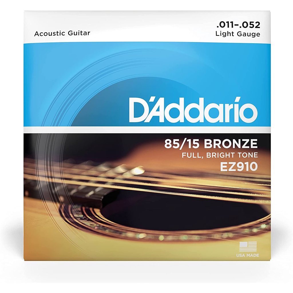 ครบชุด-d-addario-รุ่น-ez910-สายกีต้าร์โปร่ง-เบอร์-11-แดดดาริโอ้-รุ่น-ez-910-สายกีต้าร์โปร่ง-และ-สายกีต้าร์โปร่งไฟฟ้า