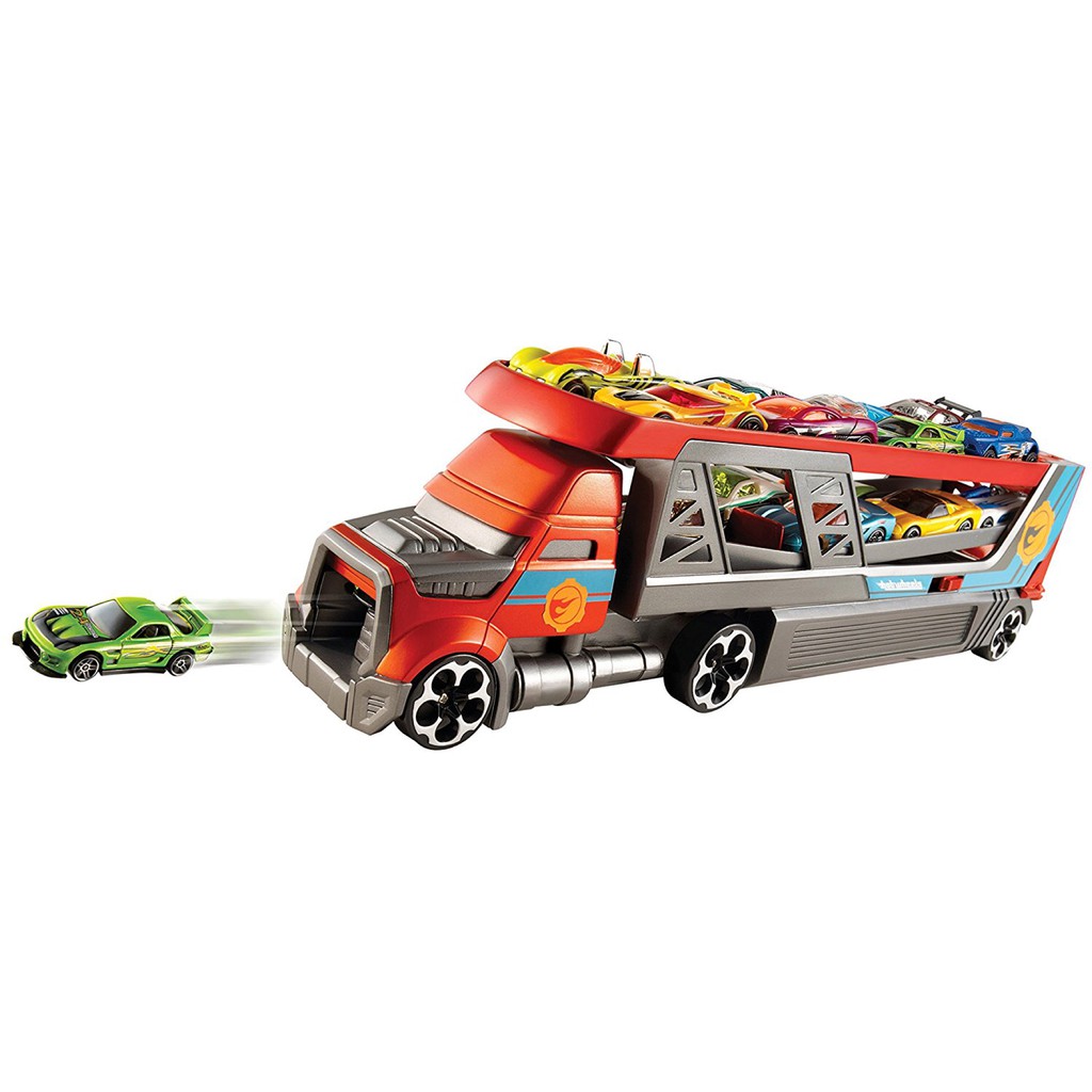 รถเทรลเลอร์-hot-wheels-city-blastin-rig