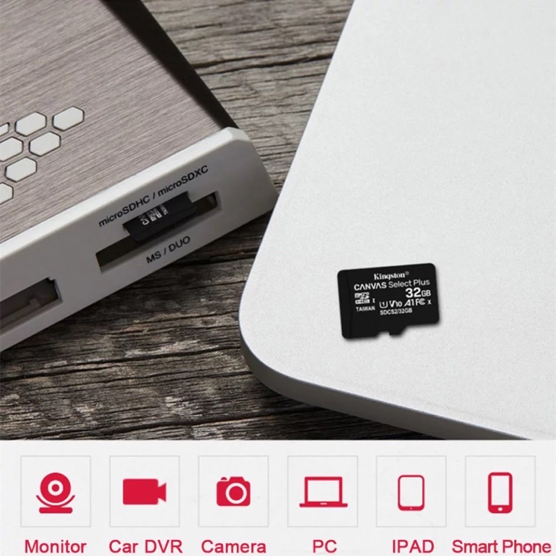 ภาพสินค้าKingston MicroSDHC Ultra ความเร็ว 100MB/S ความจุ 32GB Class10 (SDSQUNS-032G-GN3MN) จากร้าน nikytek บน Shopee ภาพที่ 2